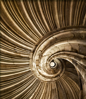 Photo of spiral staircase